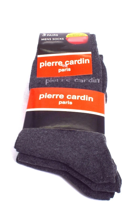 Set 3 perechi sosete barbati, Pierre Cardin, negru, 43-46, 3051blk4346