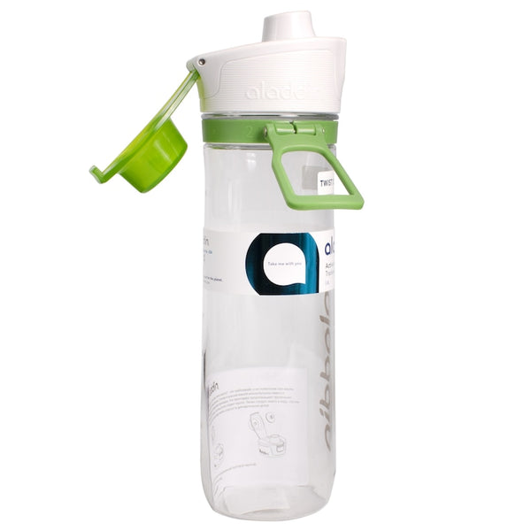 Sticla de apa sport, gradata, cu capac, 800 ml, verde, 12971