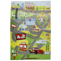 Covor pentru camera copilului, Disney Cars, 150 cm x 100 cm, verde, 1493gr
