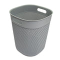 Cos de plastic Curver Filo, cilindric, gri, 28x28x32