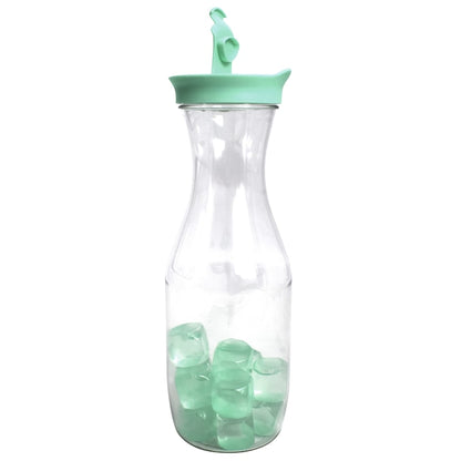 Carafa din plastic, Lowenthal, Accesoriu cuburi gheata, 1L - verde