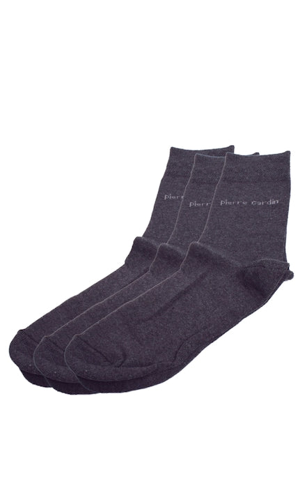 Set 3 perechi sosete, Pierre Cardin, 43 - 46, gri, 3051gy