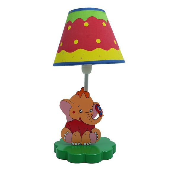 Lampa pentru copii, Elefant, multicolor, PlayWood, 27974