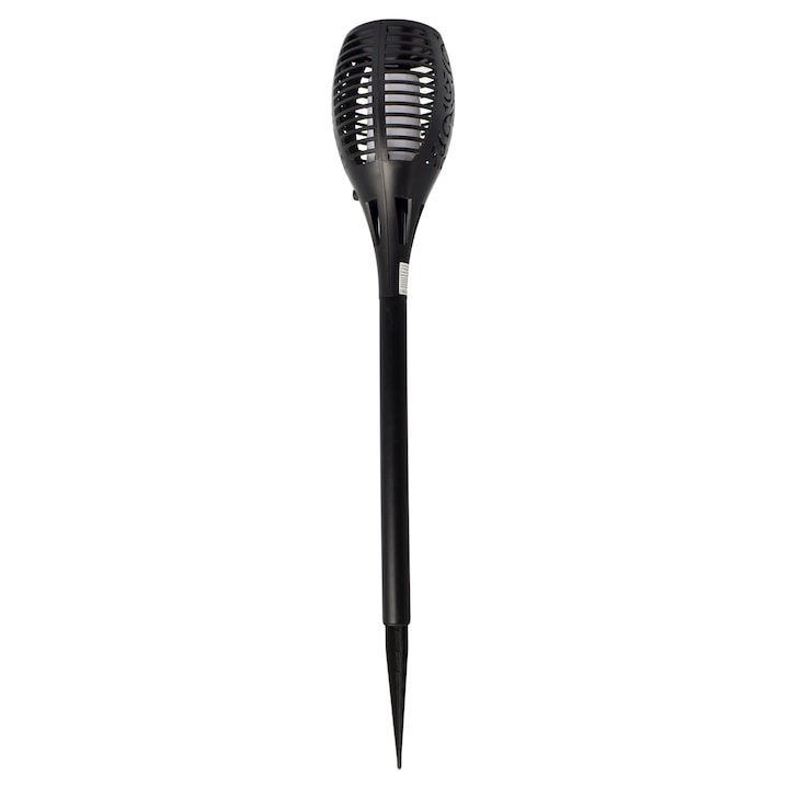 Torta solara cu led Deluxa Garden, pentru gradina, negru, 58x 8.5 cm