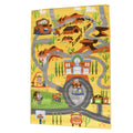 Covor pentru camera copilului, Disney Cars, 150 cm x 100 cm, galben, 1493ye