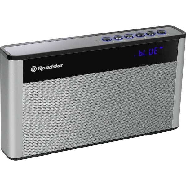 Radio cu bloetooth, Roadstar, 13 x 4 x 23 cm, Argintiu