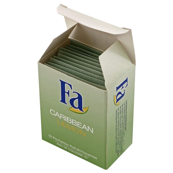 Servetele umede Caribbean Lemon Fa, 10 bucati, Verde