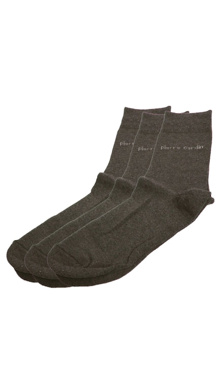 Set 3 perechi sosete barbati, Pierre Cardin, maro, 43-46, 3050BR