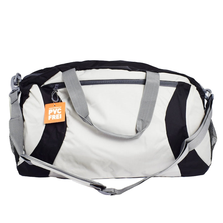 Geanta sport Halfar 30L, 55 x 32 x 30 cm, negru cu gri