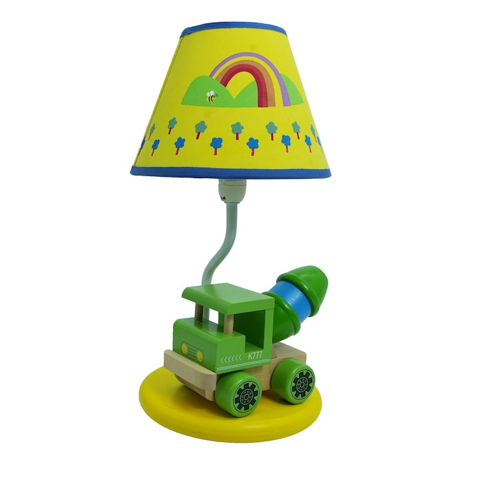 Lampa pentru copii, Camion Betoniera, multicolor, PlayWood, 27981
