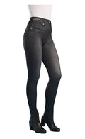 Colanti slim tip blugi dama, marca GermagTrend, negri, marime S-M
