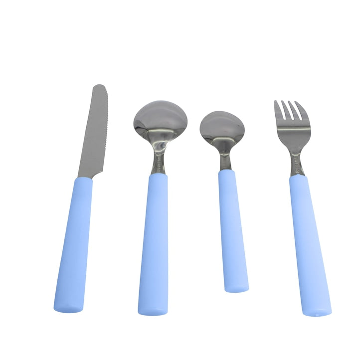 Tava cuptor cu capac si manere silicon - albastru