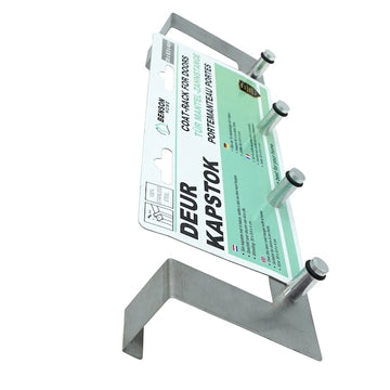 Cuier ixox pentru usa cu 4 agatatori, 30 cm, Benson, 25853