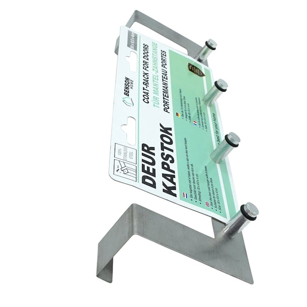 Cuier ixox pentru usa cu 4 agatatori, 30 cm, Benson, 25853
