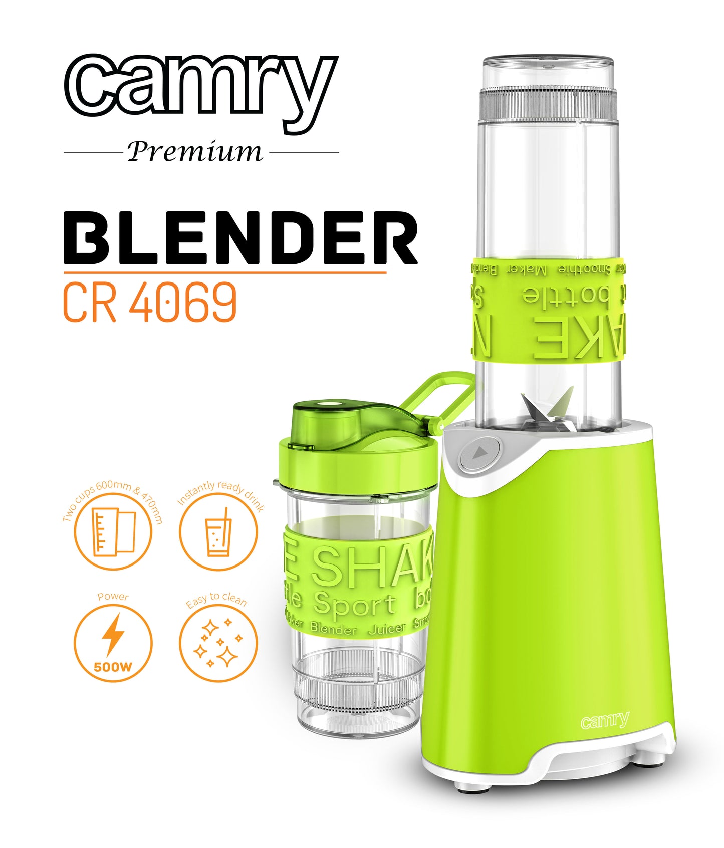 Blender personal, de voiaj, pentru calatorii Camry 4069