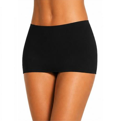 Set 2 chiloti dama fara cusaturi, Kruidvat Invisible Short, negru, marimea M