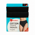 Set 2 chiloti modelatori cu talie inalta, Shape Highleg Kruidvat, negru