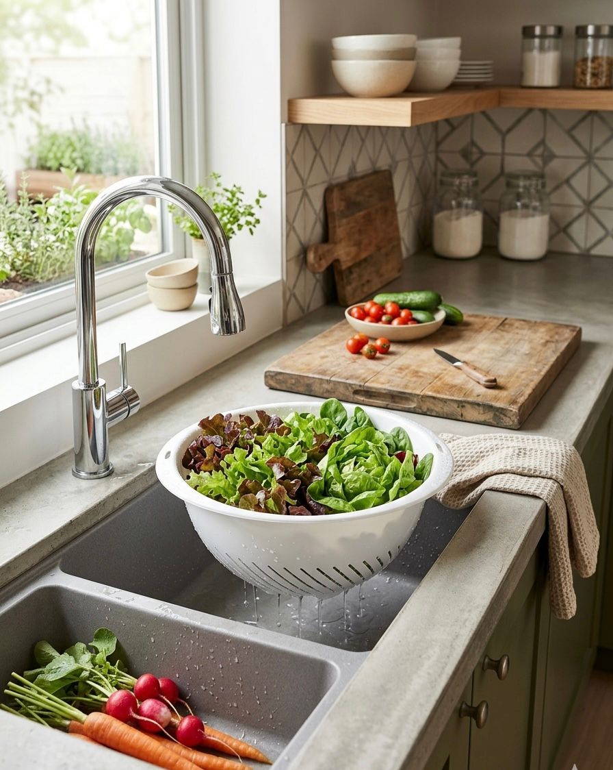 Sita pentru salata, din plastic, Keeper