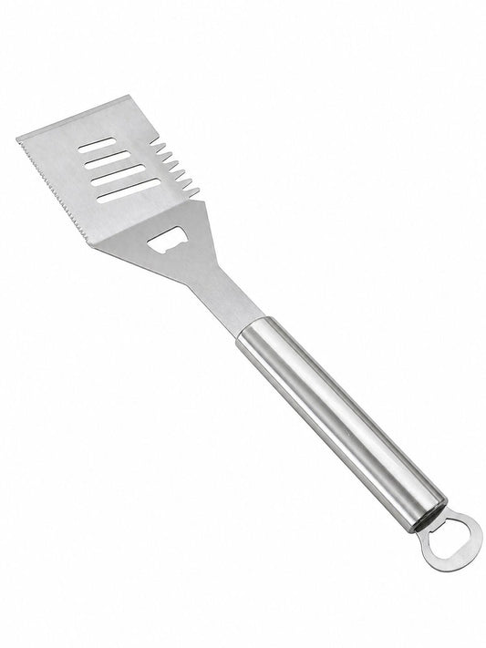 Spatulă profesionala din inox 45 cm, cu deschizător de sticle, Pit Master
