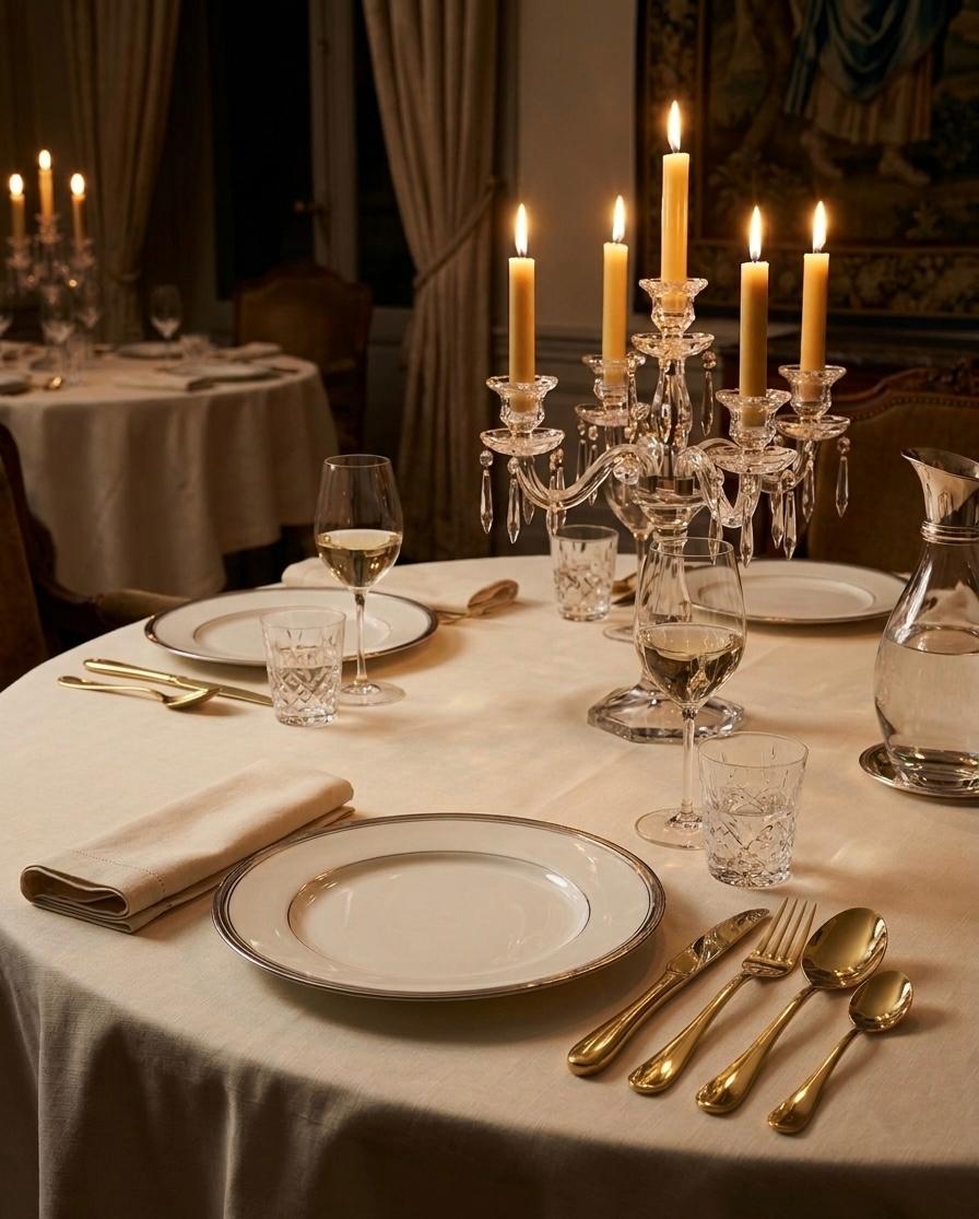 Set tacamuri Montreal din inox 18/10, aurit lucios, 16 piese pentru 4 persoane, design modern elegat