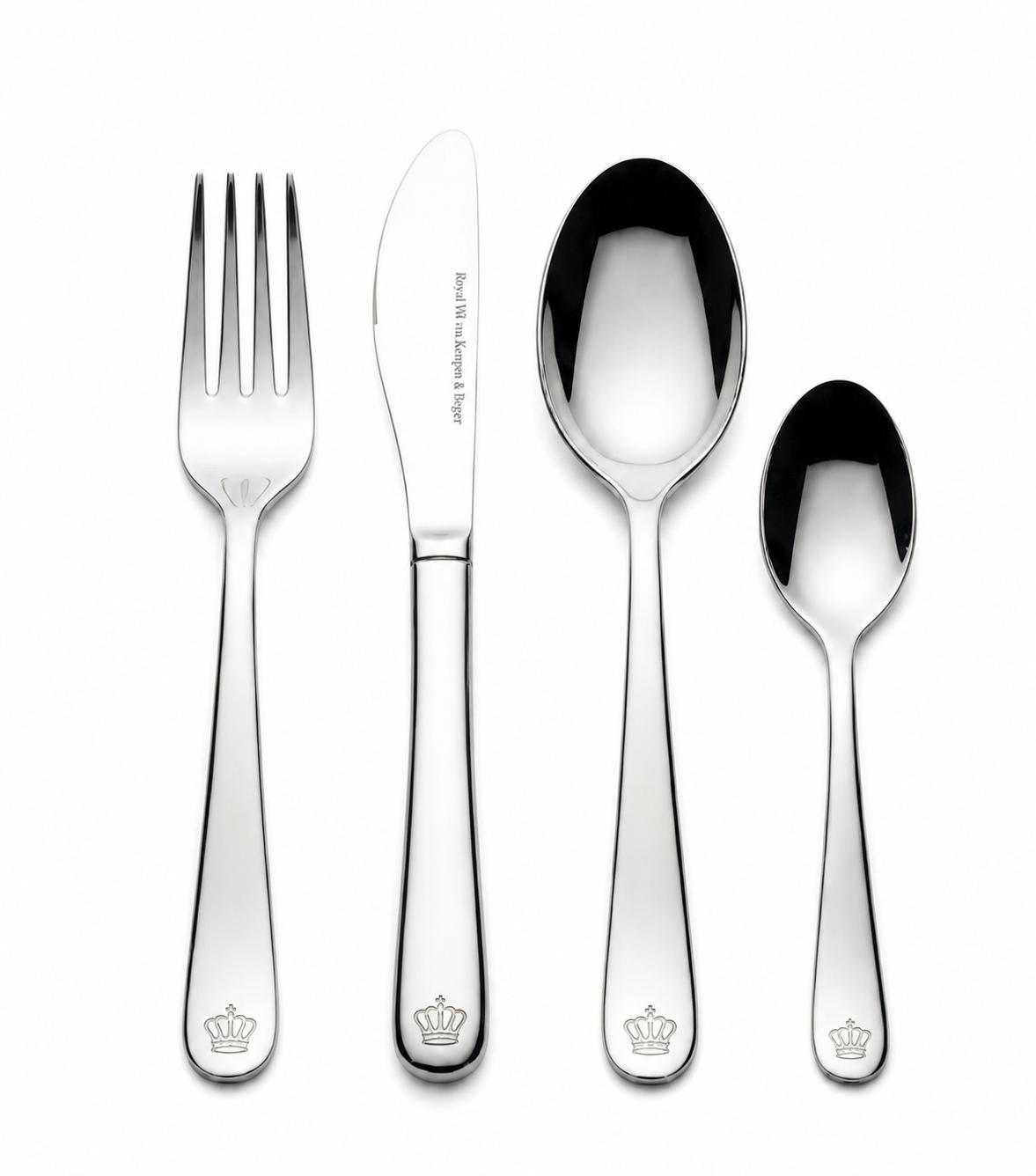 Set 4 tacamuri inox pentru copii 18/10, Royal
