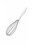 Tel de bucatarie din silicon alb cu maner ergonomic, 25 cm – rezistent la caldura si antiaderent