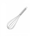 Tel de bucatarie din otel inoxidabil, 25 cm, profesional, Blokker pentru prajituri, sosuri si creme