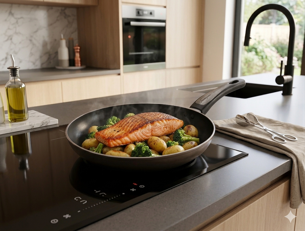 Tigaie antiaderenta din aluminiu 20 cm, Fontignac