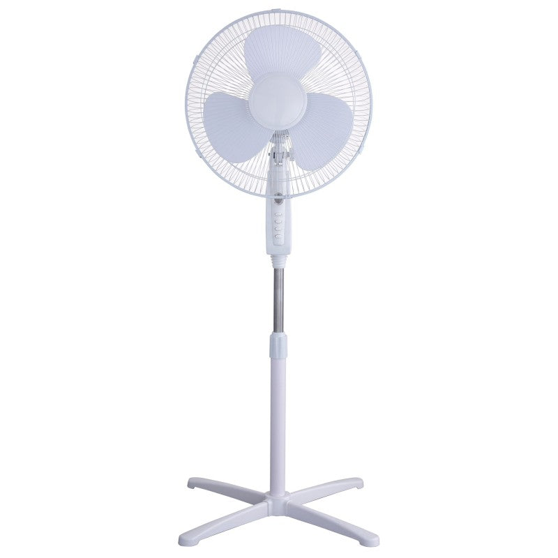 Set 2 buc Ventilator cu picior, 40 cm, 3 trepte de viteza, 40W Victronic SF1627 (alb, negru)