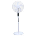 Ventilator cu picior, cu telecomanda, 40 cm, 3 trepte de viteza, 45W, Victronic SF1632 (alb)