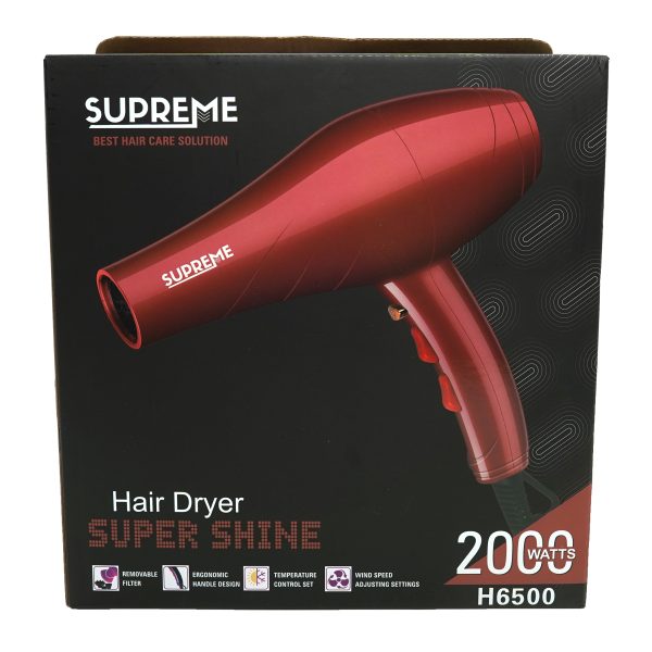 Uscător de Păr Supreme Super Shine H6500 - imagine 6