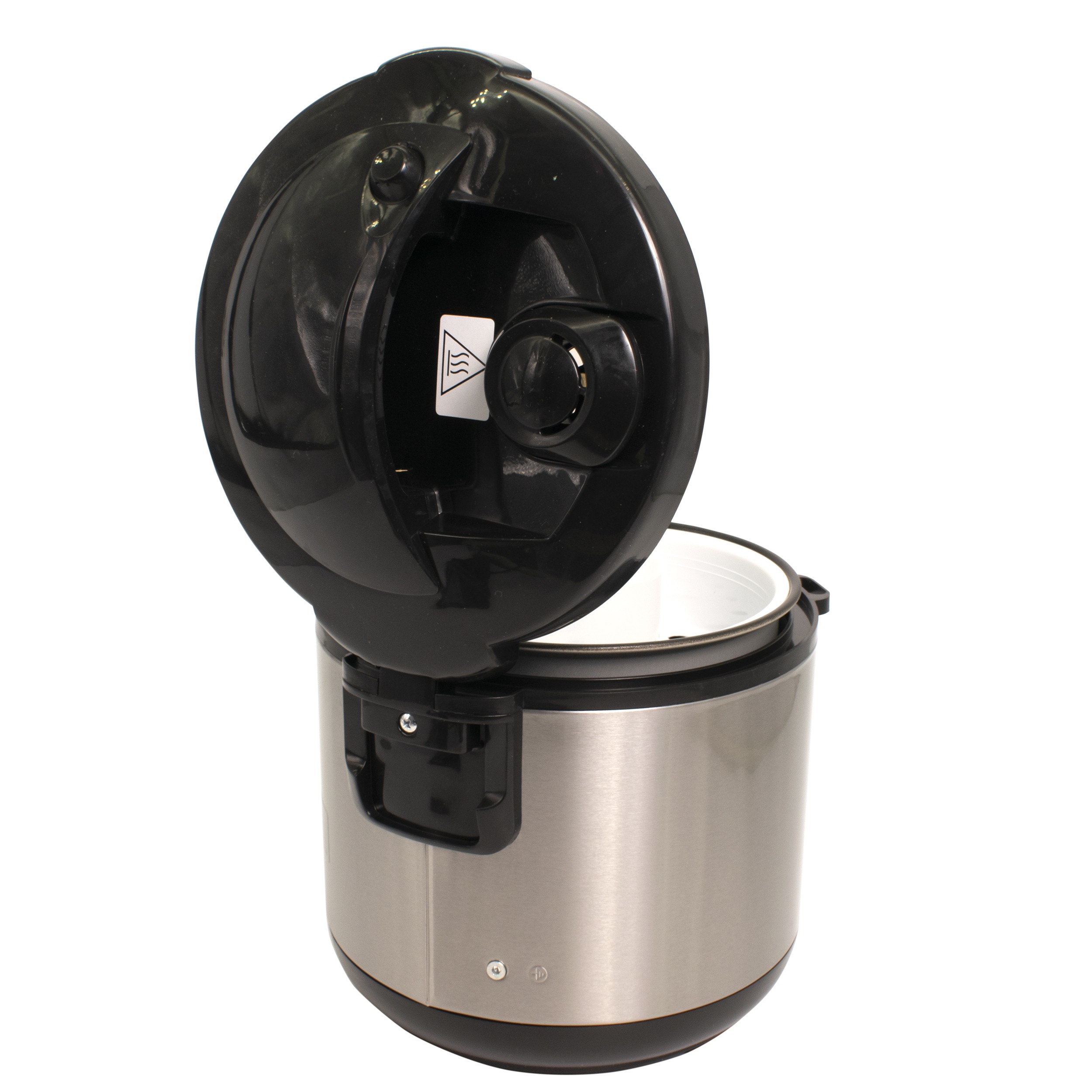 Aparat de gatit orez QUIIGG, 400 W, 1 L, Mentinere automata la cald, argintiu/Negru, 05201 - imagine 6