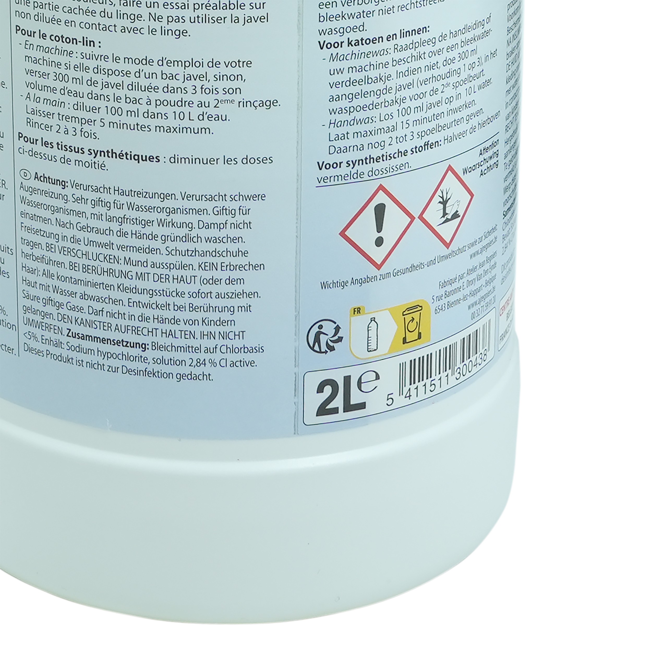 Clor inalbitor, 2l, Javel, 00438 - imagine 3