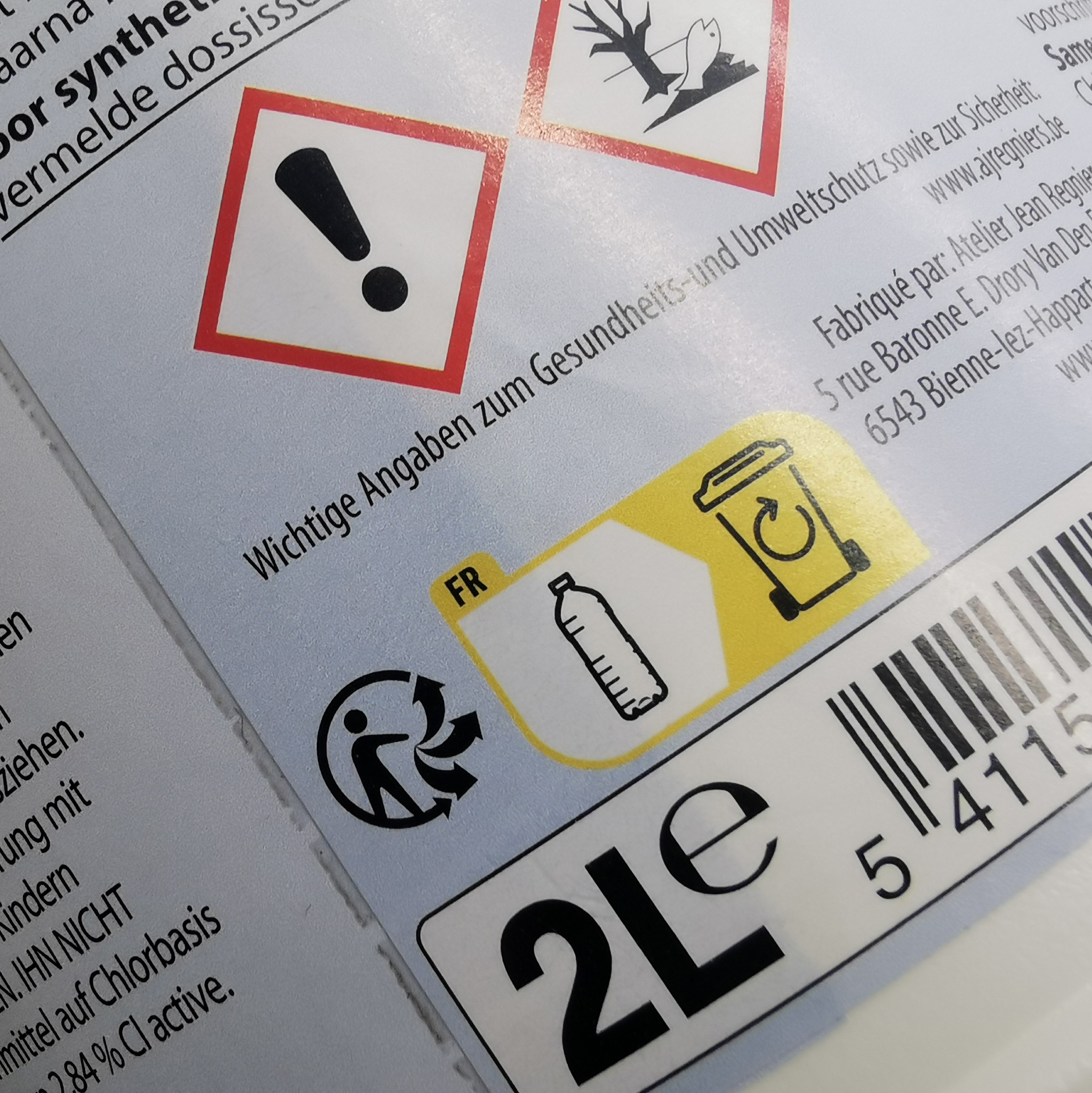 Clor inalbitor, 2l, Javel, 00438 - imagine 6