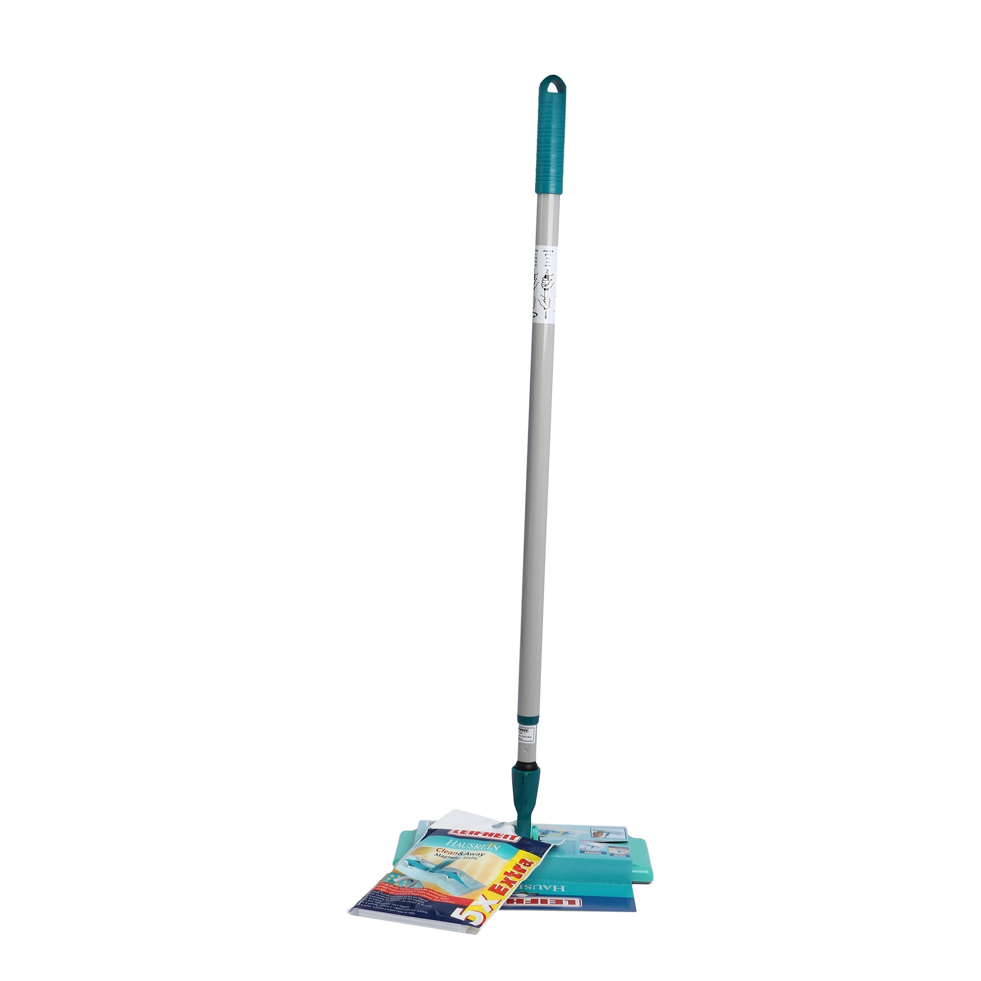 Mop telescopic cu coada + rezerva Leifheit