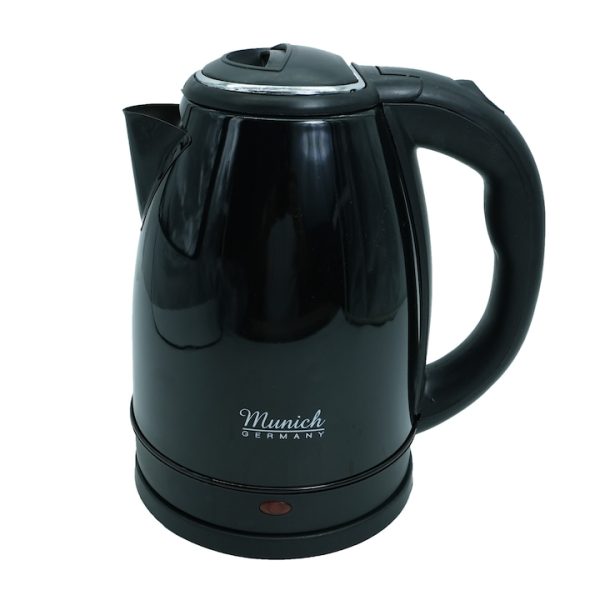 Fierbator apa, din inox, 1.8l, negru, Munich, Mt125Blk