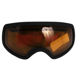 Ochelari de ski, protectie anti ceata si antizgarieturi, ventilati, cu sticla Revo, 9554BLK/OR