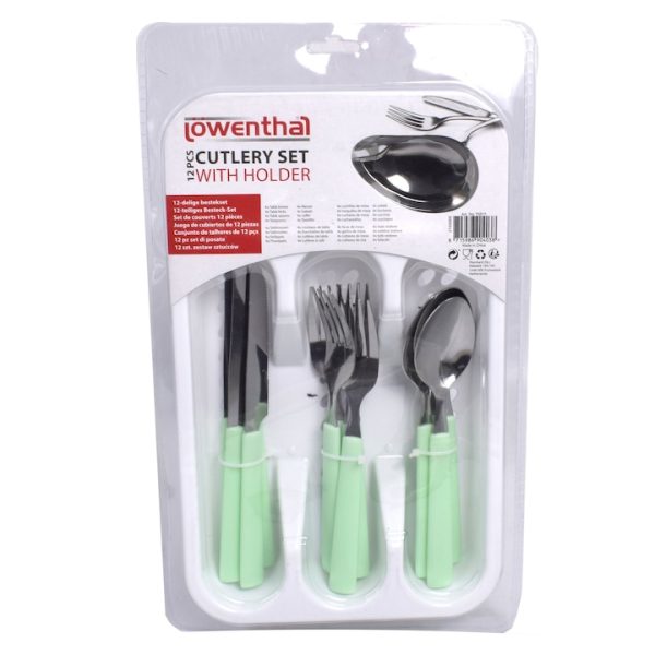 Set tacamuri si suport Lowenthal, 16 piese, verde