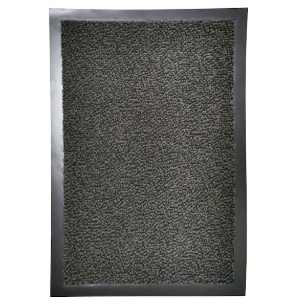 Covoras Usa cu margini de cauciuc, 58 x 78 cm, gri, GermagTrend, 8374Gy