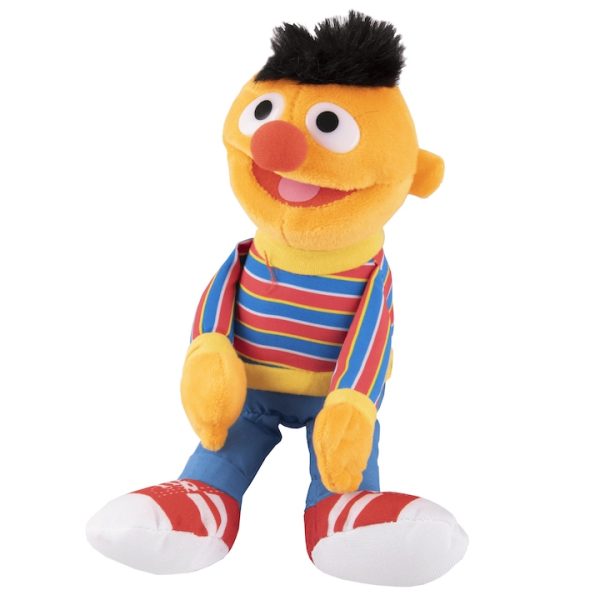 Papusa de plus Ernie Sesame Street, 26 cm, Multicolor