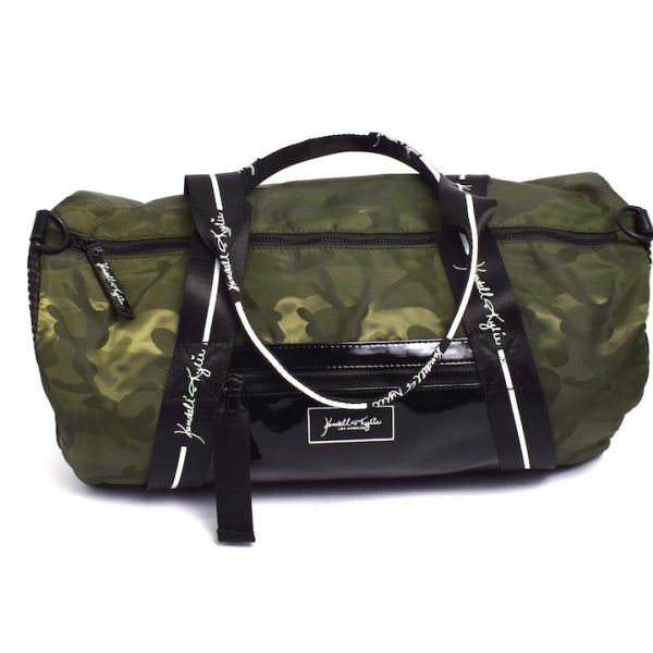 Geanta de umar cu 2 compartimente, Kendall & Kylie, verde army, 0142