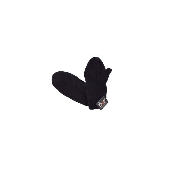 Manusi de copii tricotate cu un deget D&f, negre